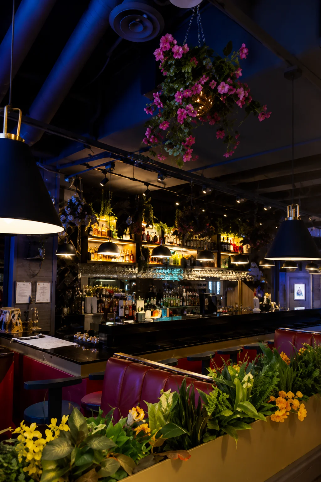 Dining room at Dil Tak Indian Cuisine and Bar, the Indian restaurant serving Harbourfront in downtown Toronto