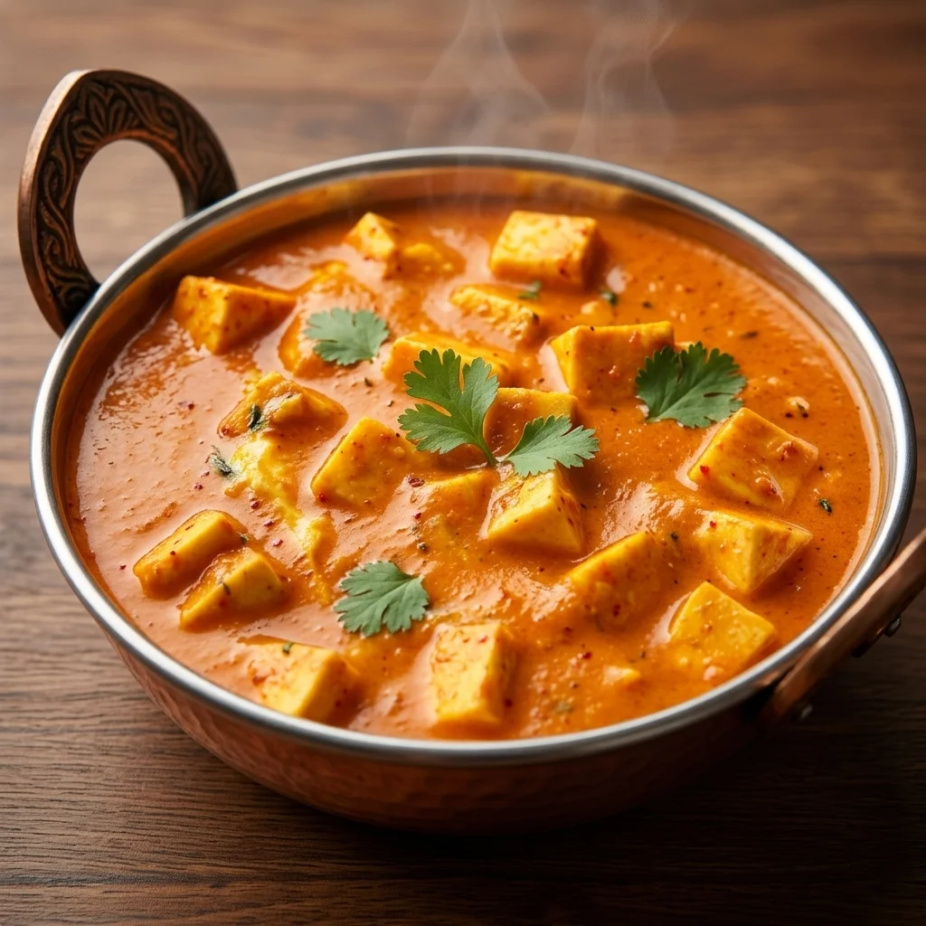 Shahi paneer vegetarian curry served at Dil Tak Indian Cuisine and Bar near Union Station, Toronto